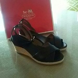 New never worn Coach sandals